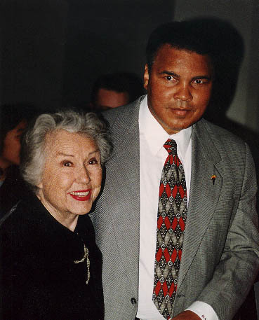 Fay Wray and Mohammed Ali